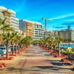 Malta Sliema Promenade and Morning Stream