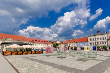 Oswiecim Main Market square