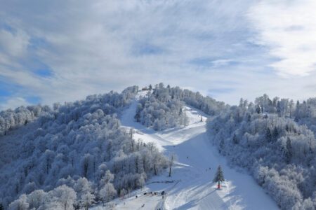 Kartepe Mountain, Ski center, Kocaeli, Turkey