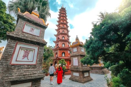 Tran Quoc Pagoda in Hanoi, Vietnam