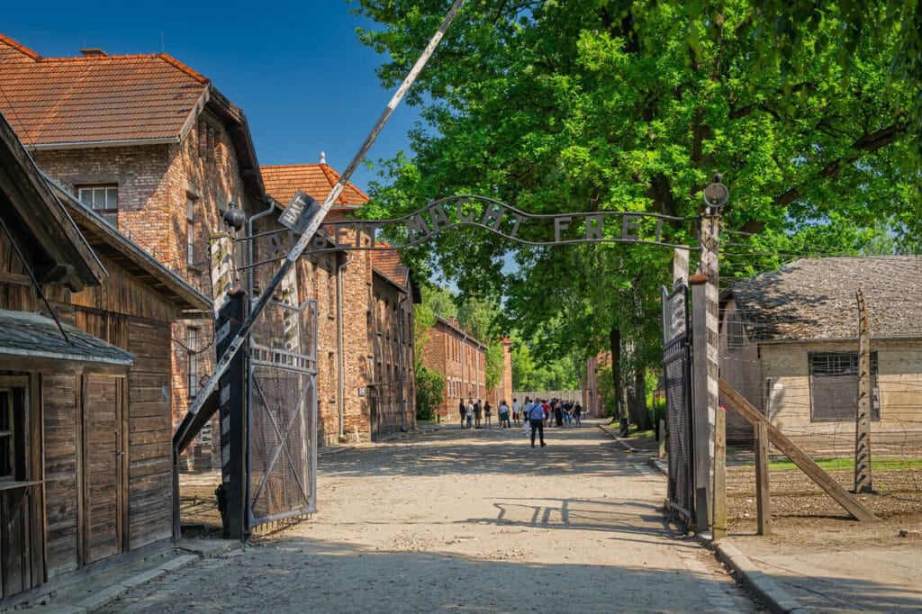 Auschwitz in summer